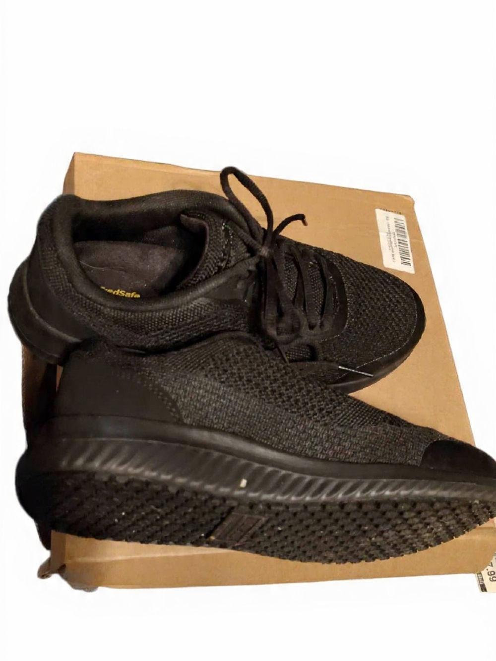 Tredsafe Women's 8 Black Athletic Sneakers - Lightweight Comfort! - Picture 4 of 13